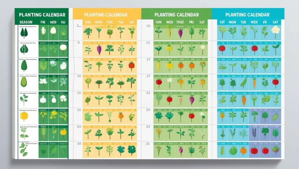 What to plant by season in your container garden Seasonal balcony gardening chart with plant options per season